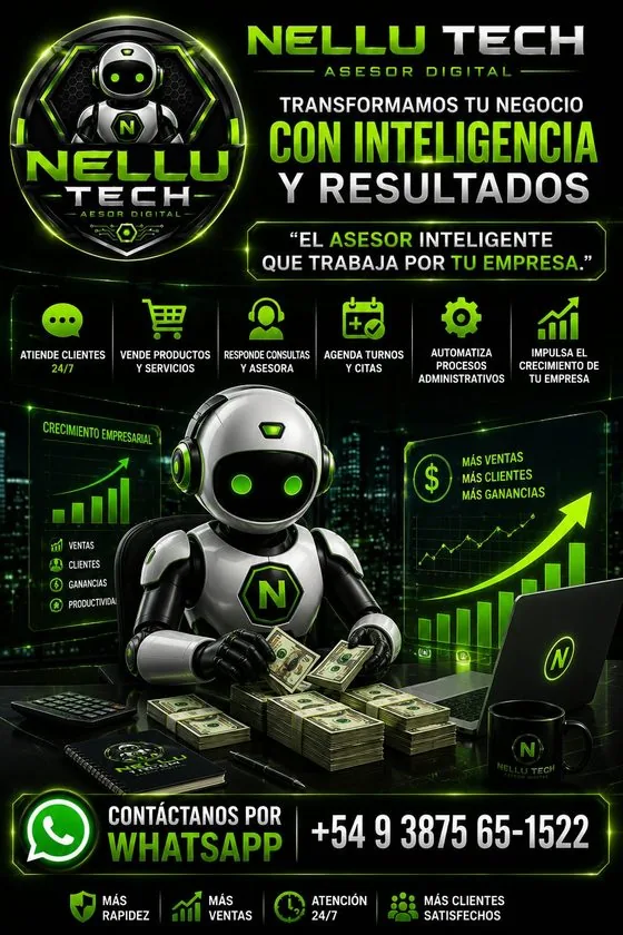 Resultados NELLU TECH — más ventas, más clientes, más ganancias